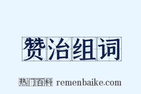 赞治组词是什么意思的图片